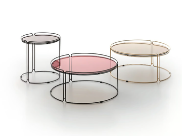 MONOLITH - Round metal coffee table by Ditre Italia - view 2